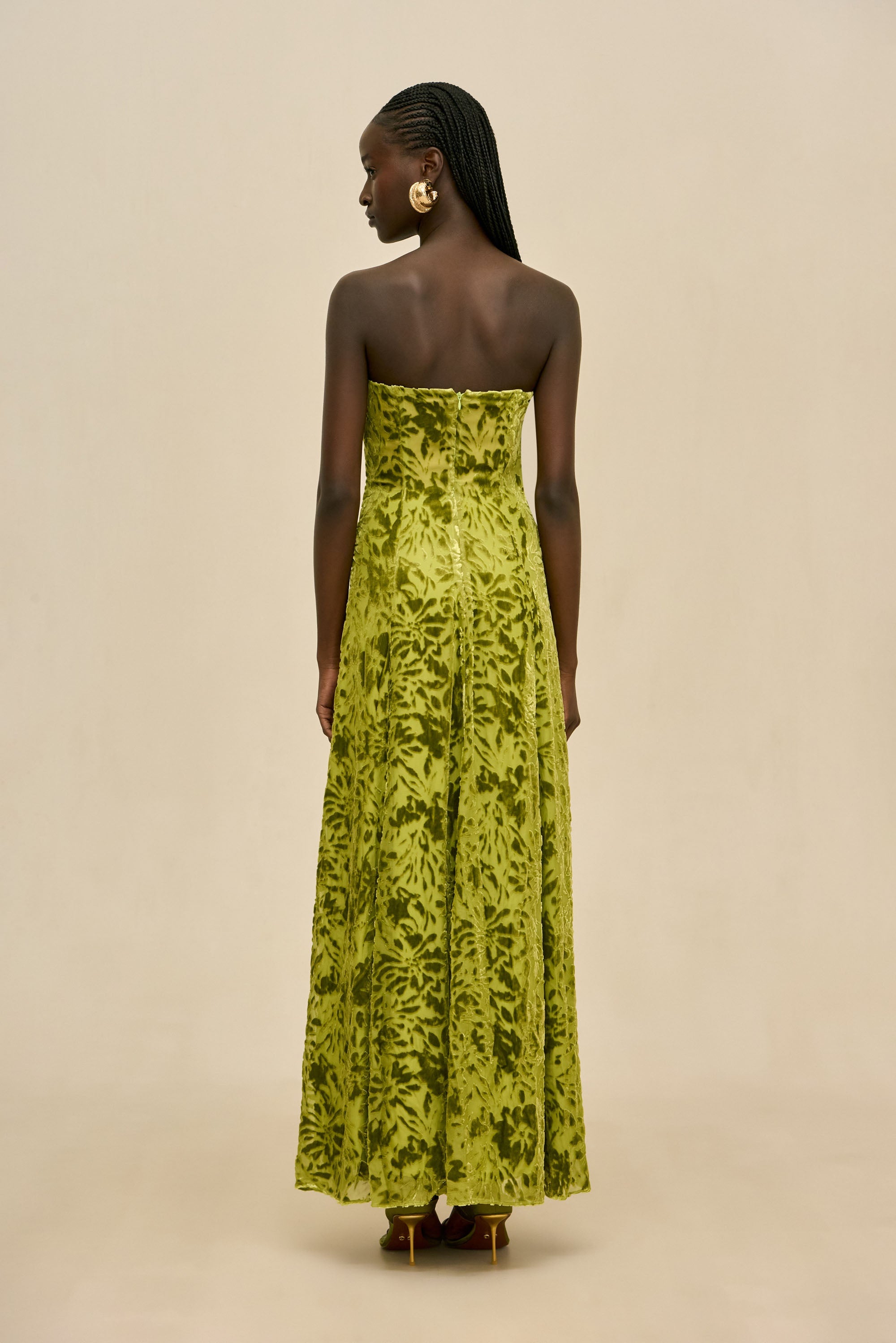 RENAY GOWN - CHIVE
