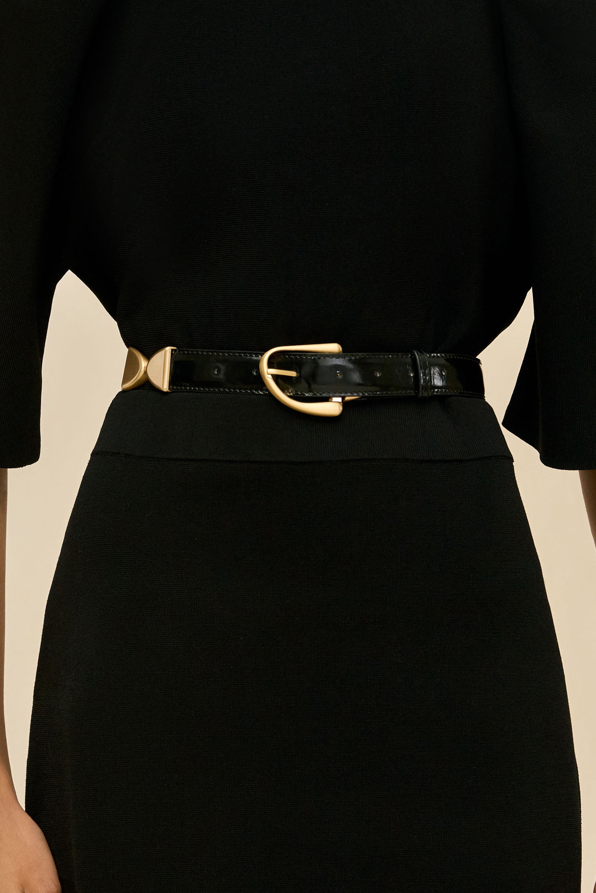 AILANI SWIVEL BELT - FADED PYTHON / BLACK