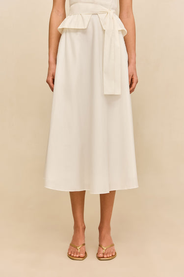 ELY SKIRT - OFF WHITE | ELY SKIRT - OFF WHITE | Secondary image
