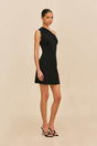LEANNA KNIT DRESS - BLACK