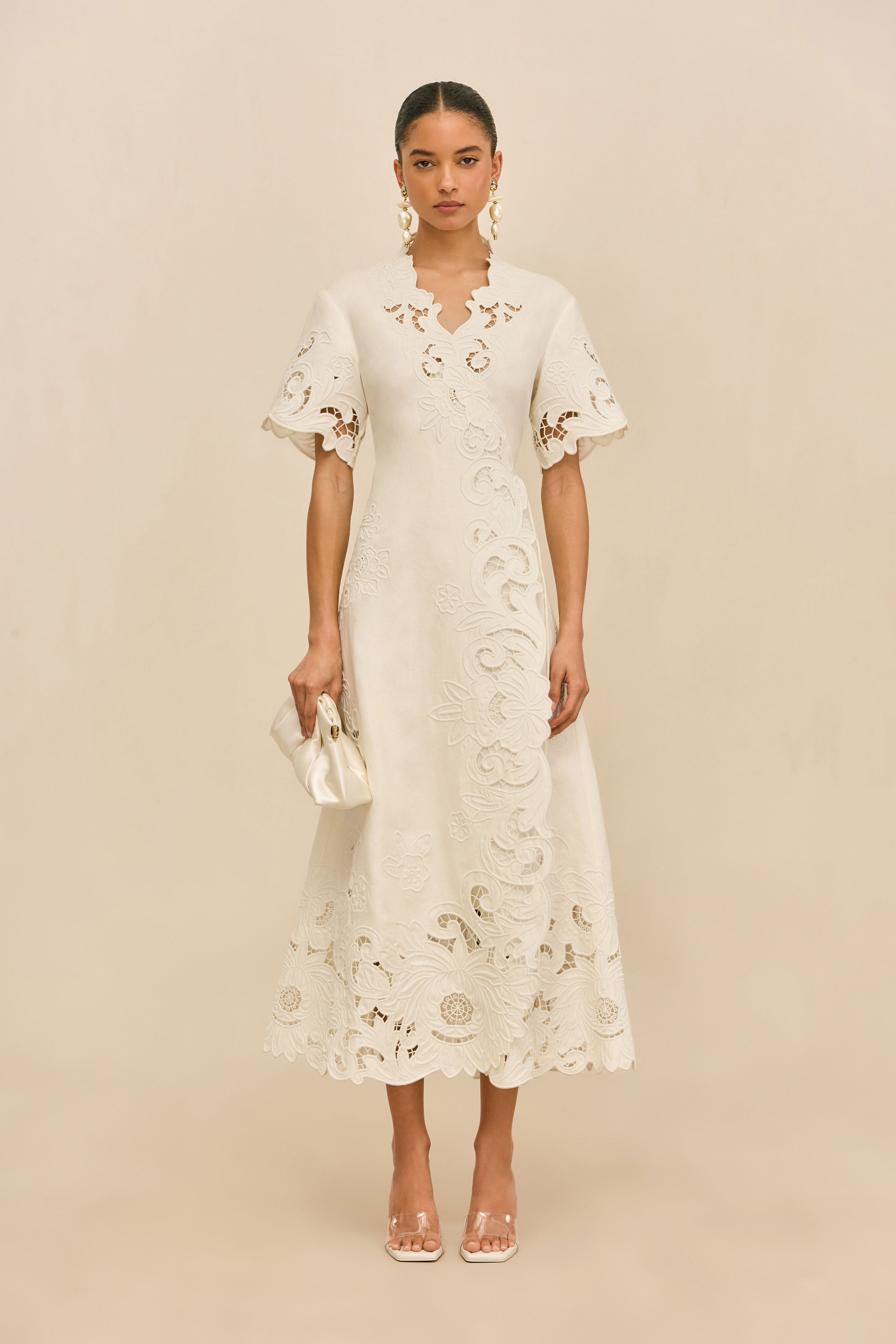 JAIRAYA DRESS - OFF WHITE