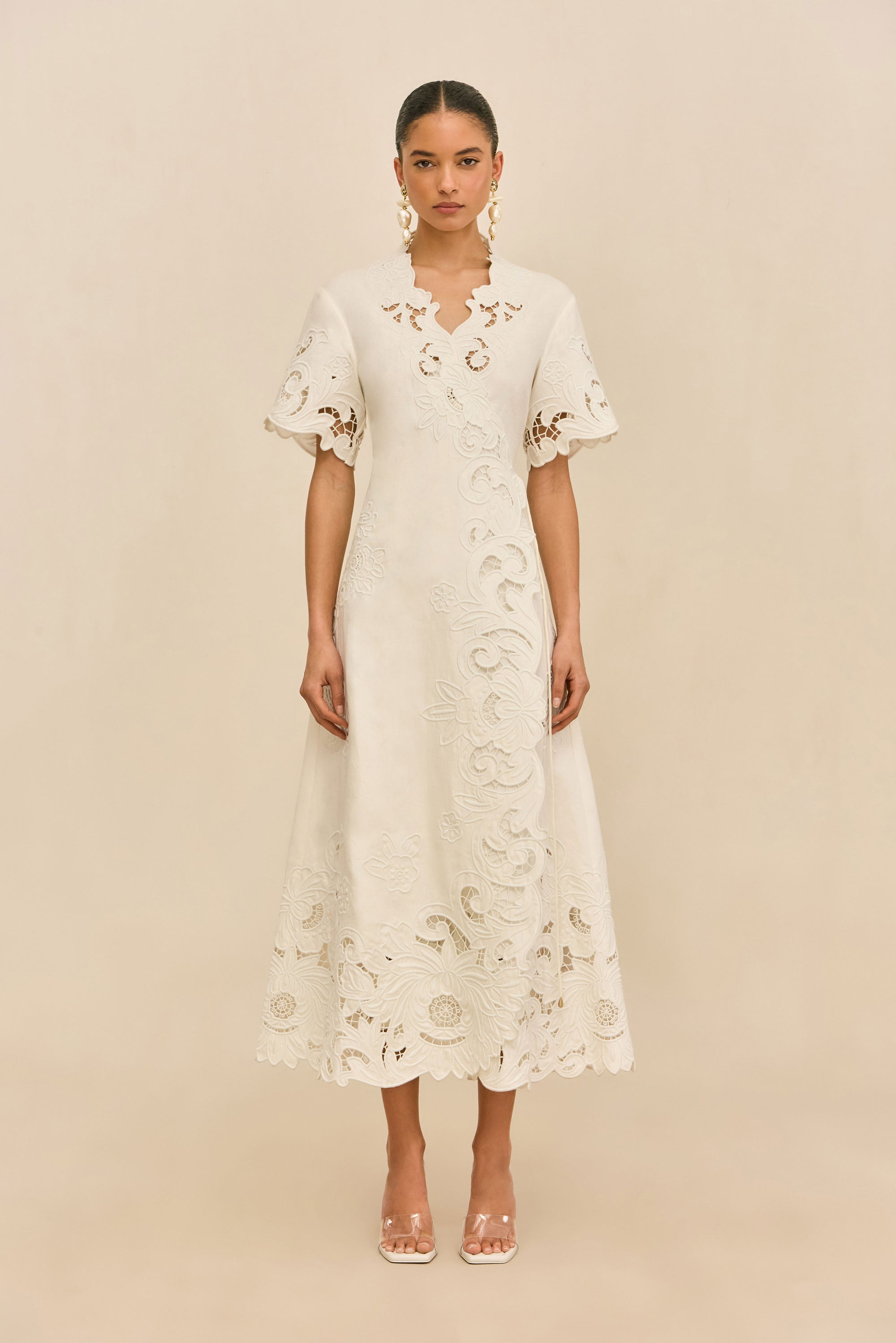 JAIRAYA DRESS - OFF WHITE