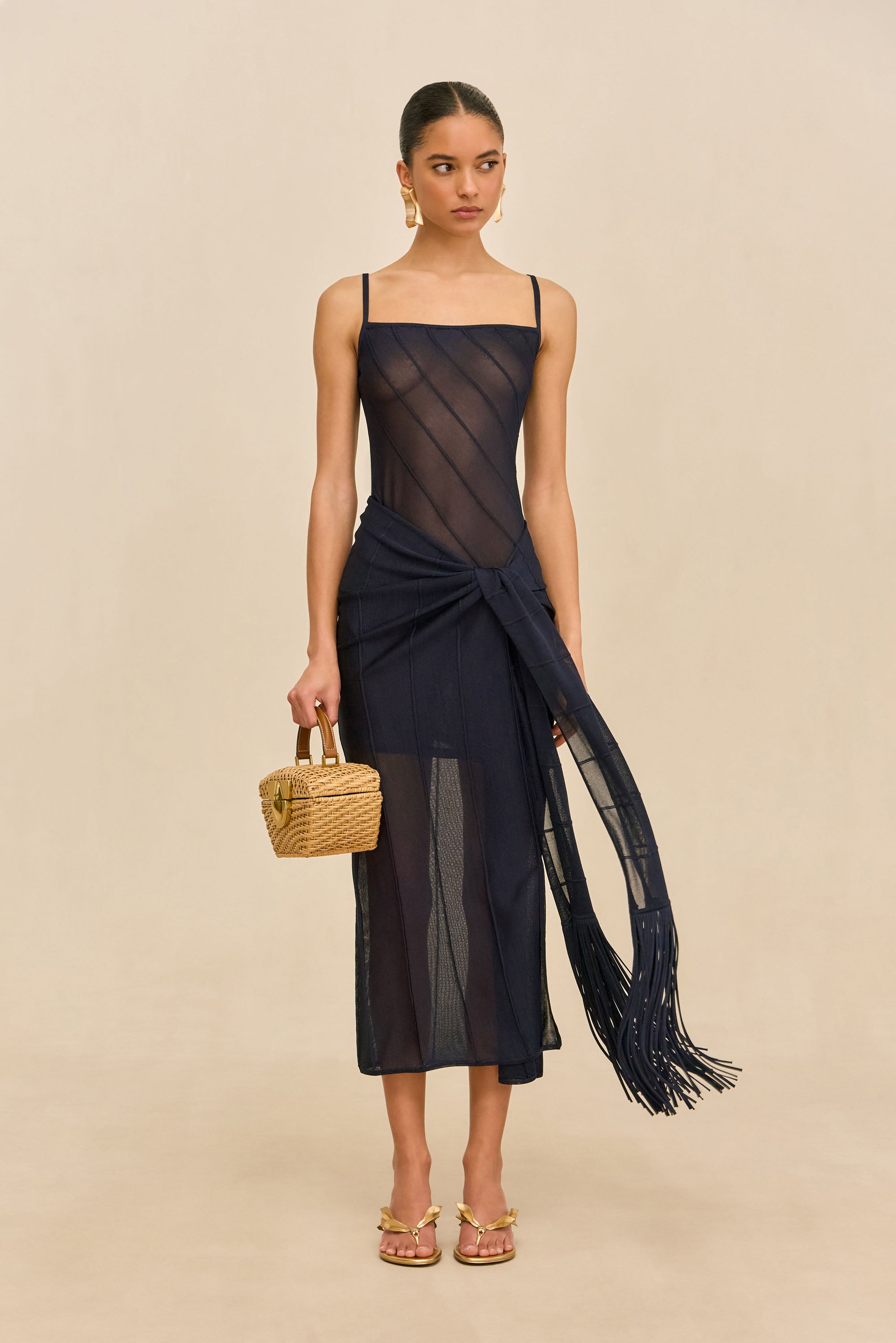 Cult Gaia - Korsa Knit Dress - Deep Lake
