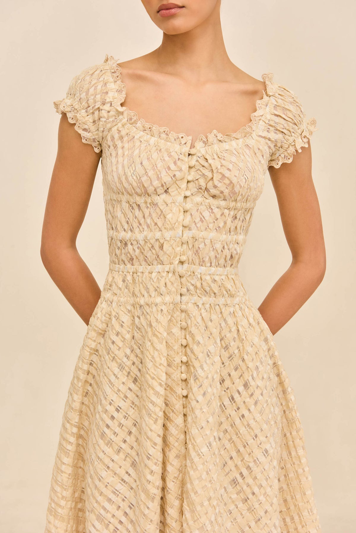 CULT GAIA LEYO DRESS - SESAME MULTI