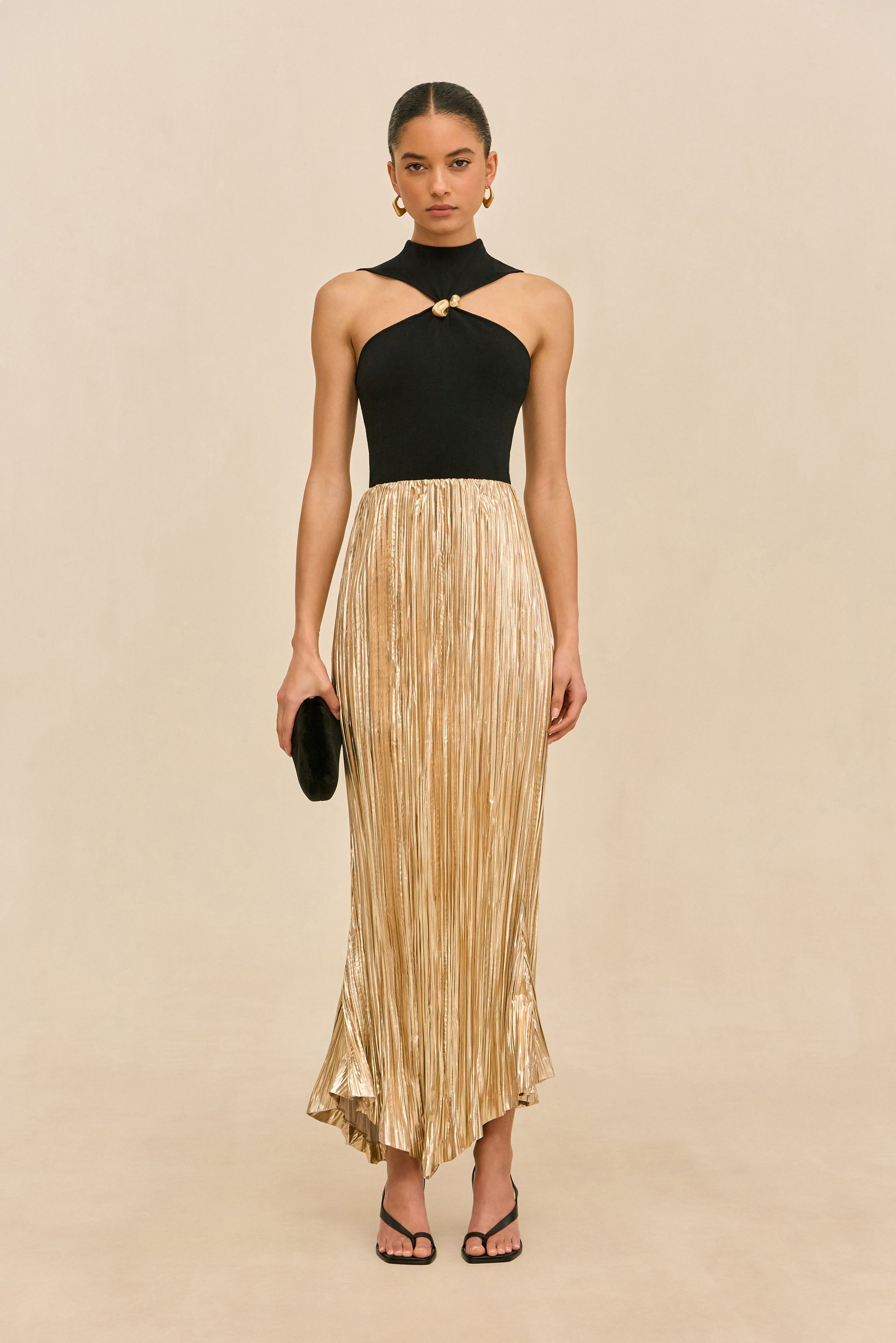 OMID SKIRT - GOLD