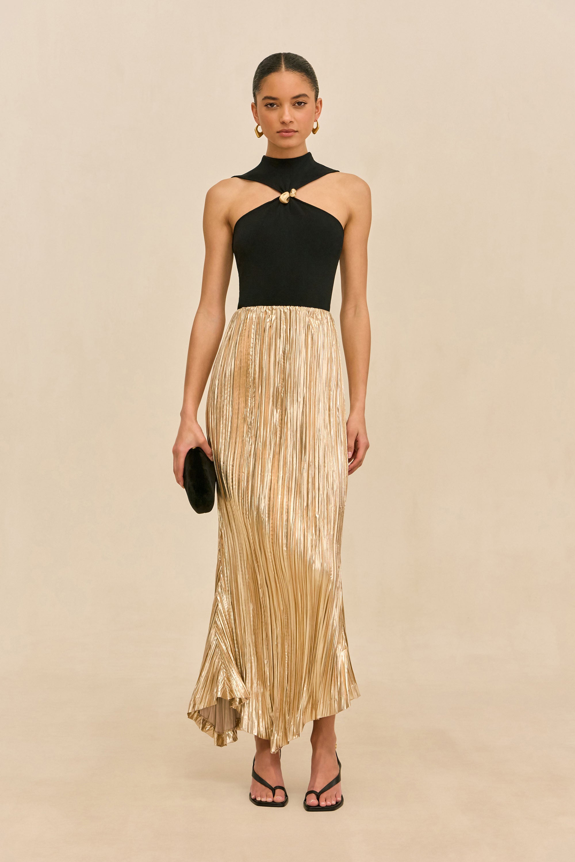 OMID SKIRT - GOLD