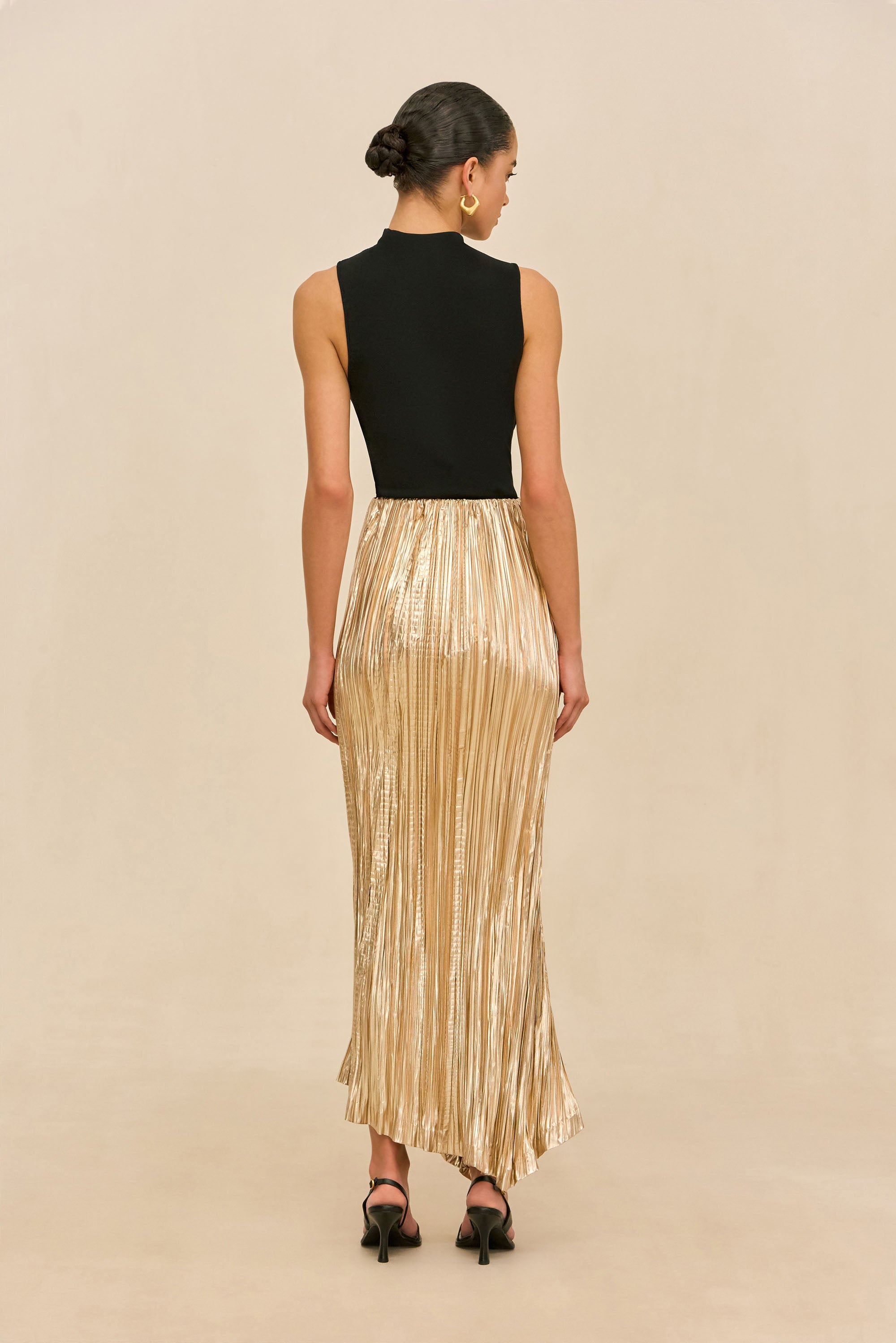 OMID SKIRT - GOLD