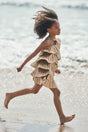 KIDS PATRIZIA DRESS - GOLD FOIL