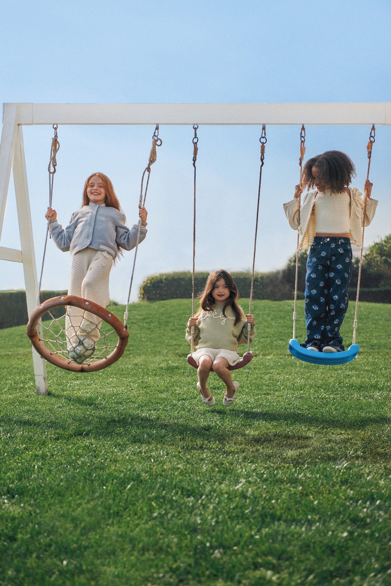 KIDS CARINNA SWEATSHIRT - LIGHT PASTURE