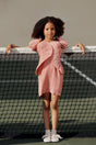 KIDS CHARLIQUE DRESS - PETAL PINK