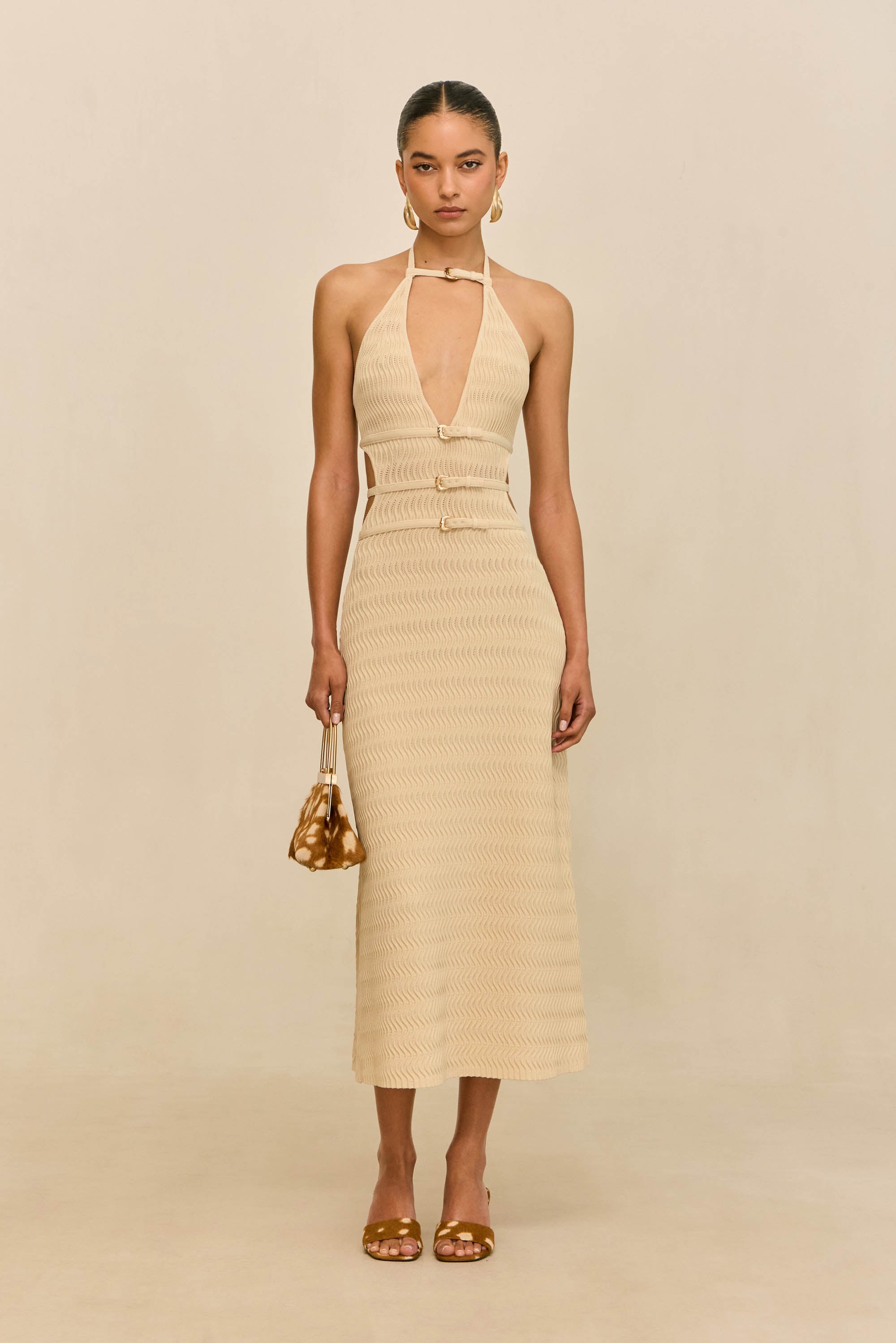 EVALEIGH KNIT DRESS - BEACH – CULT GAIA