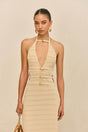 EVALEIGH KNIT DRESS - BEACH