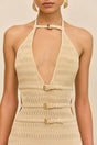 EVALEIGH KNIT DRESS - BEACH