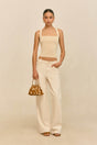 CRAWFORD KNIT TOP - BEACH