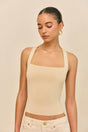 CRAWFORD KNIT TOP - BEACH