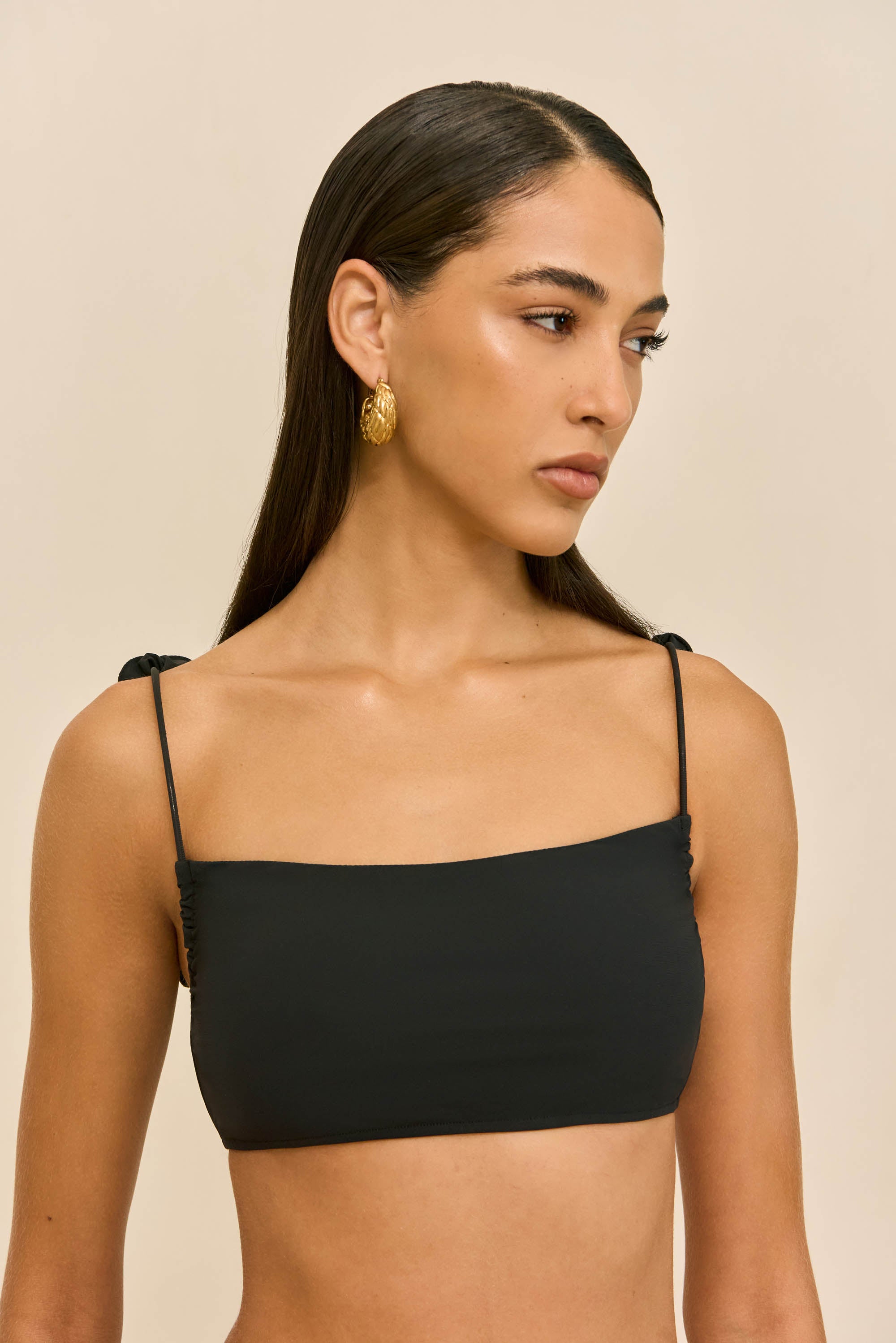 MAEVA BIKINI TOP - BLACK