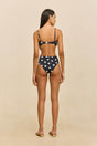 ALOUETTE BIKINI TOP - SMALL DOT DEEP LAKE