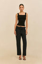 ZAKI PANT - BLACK