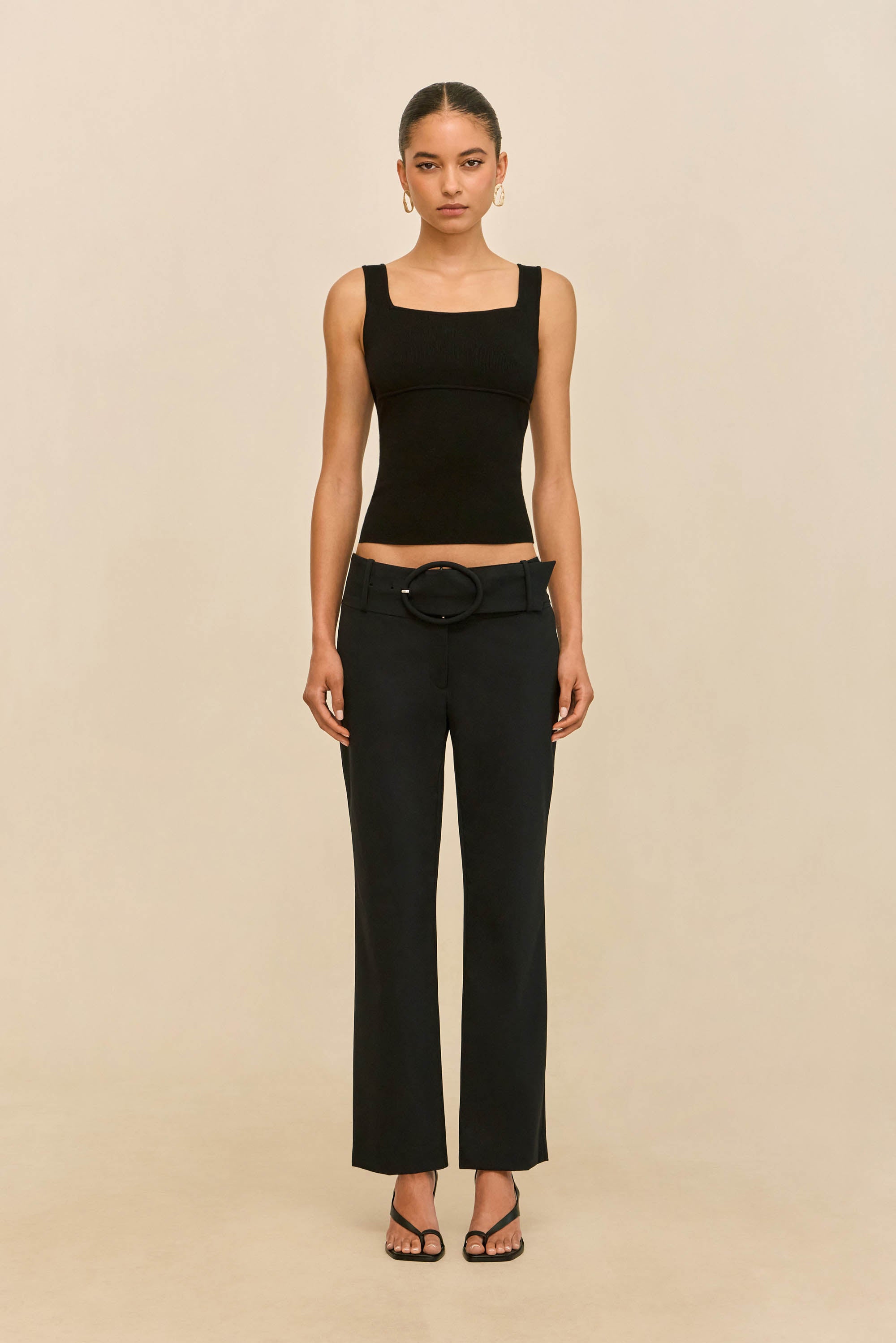 LEVI KNIT TOP - BLACK – CULT GAIA