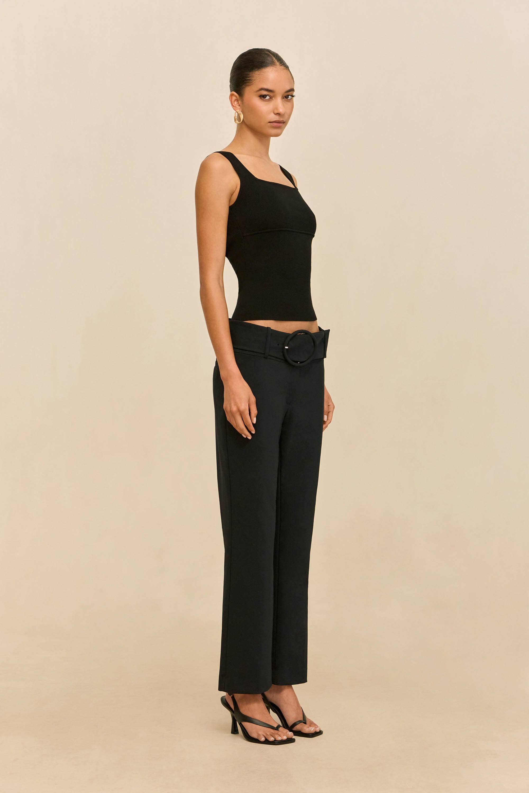 ZAKI PANT - BLACK