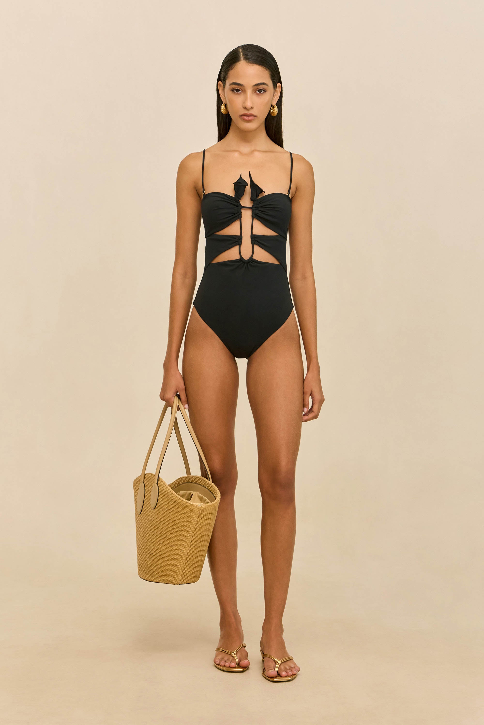 CELESTINE ONE PIECE - BLACK