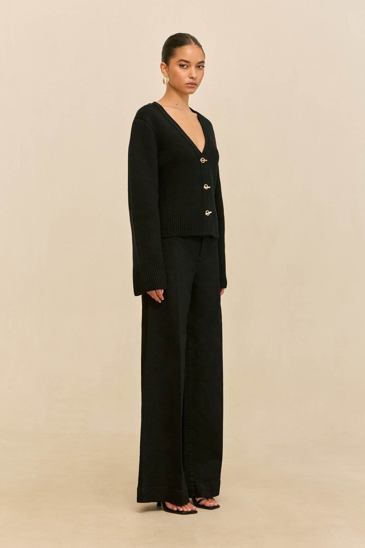 JOS CARDIGAN - BLACK