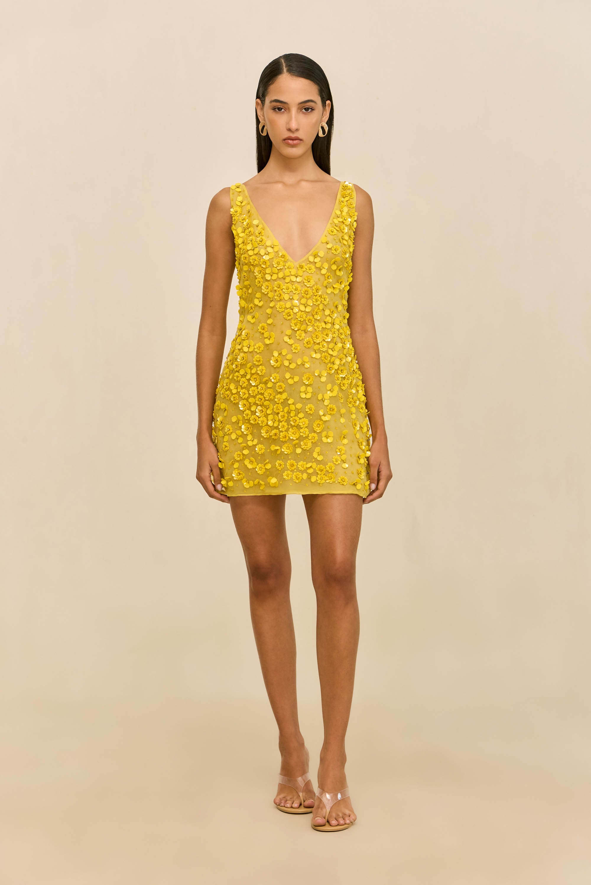 SAPPHIRA DRESS - CANARY