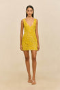 SAPPHIRA DRESS - CANARY