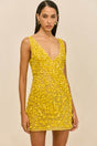 SAPPHIRA DRESS - CANARY