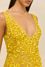 SAPPHIRA DRESS - CANARY