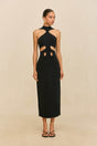 BAYLEE KNIT DRESS - BLACK