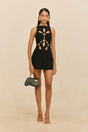 FRANCO KNIT DRESS - BLACK