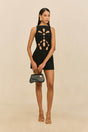 FRANCO KNIT DRESS - BLACK