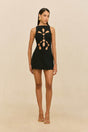 FRANCO KNIT DRESS - BLACK