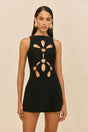 FRANCO KNIT DRESS - BLACK