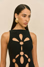 FRANCO KNIT DRESS - BLACK