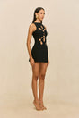 FRANCO KNIT DRESS - BLACK