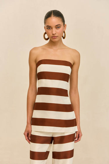 RHETT TOP - LARGE SADDLE STRIPE | RHETT TOP - LARGE SADDLE STRIPE | Secondary image