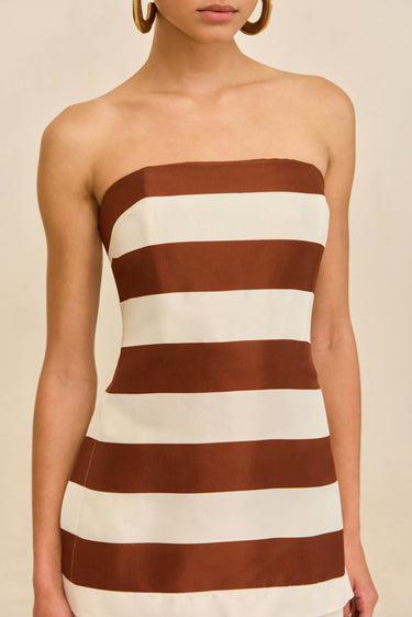 RHETT TOP - LARGE SADDLE STRIPE | RHETT TOP - LARGE SADDLE STRIPE