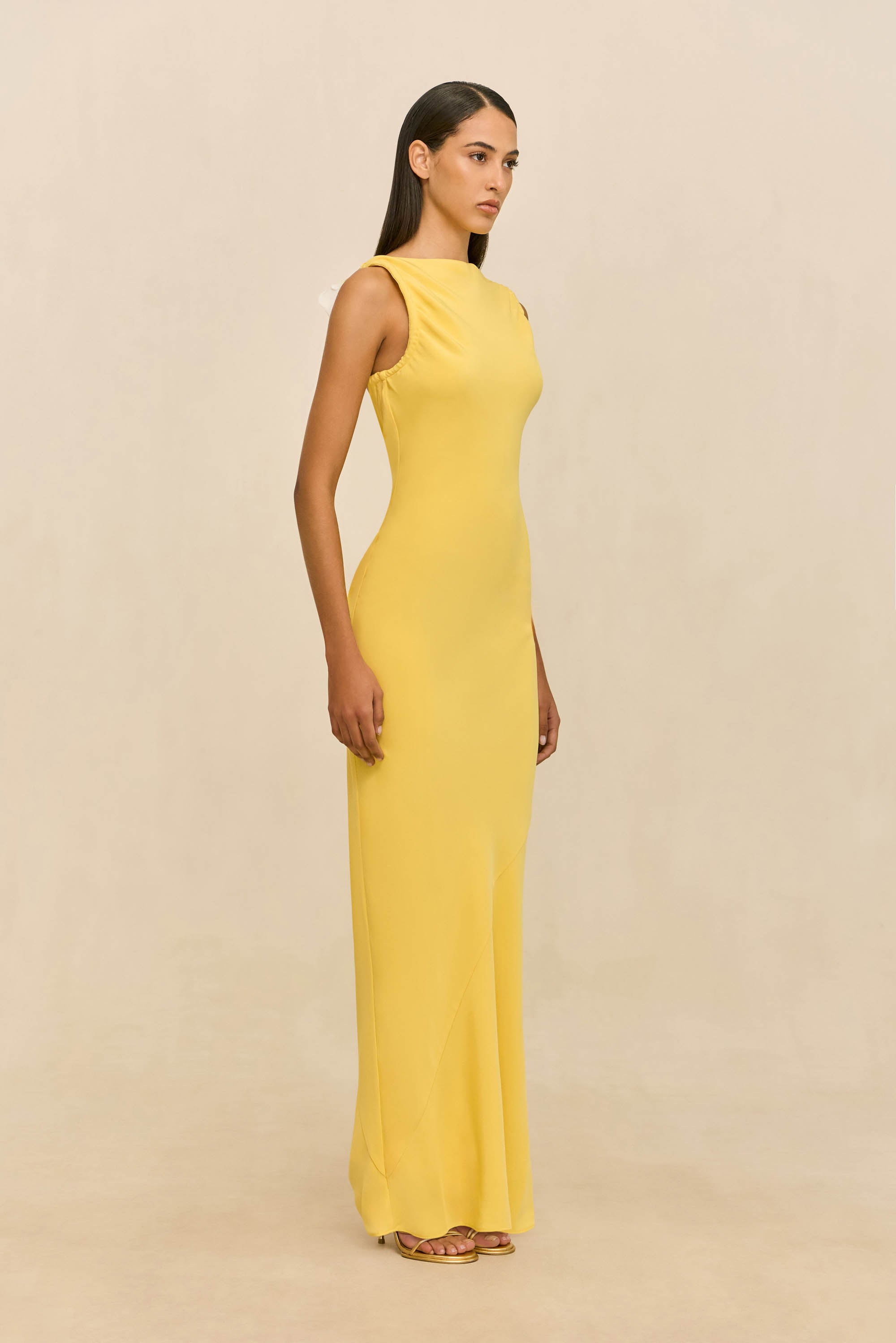 Cult Gaia Celestina Dress in Yellow