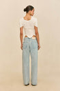 ELIZA KNIT TOP - OFF WHITE