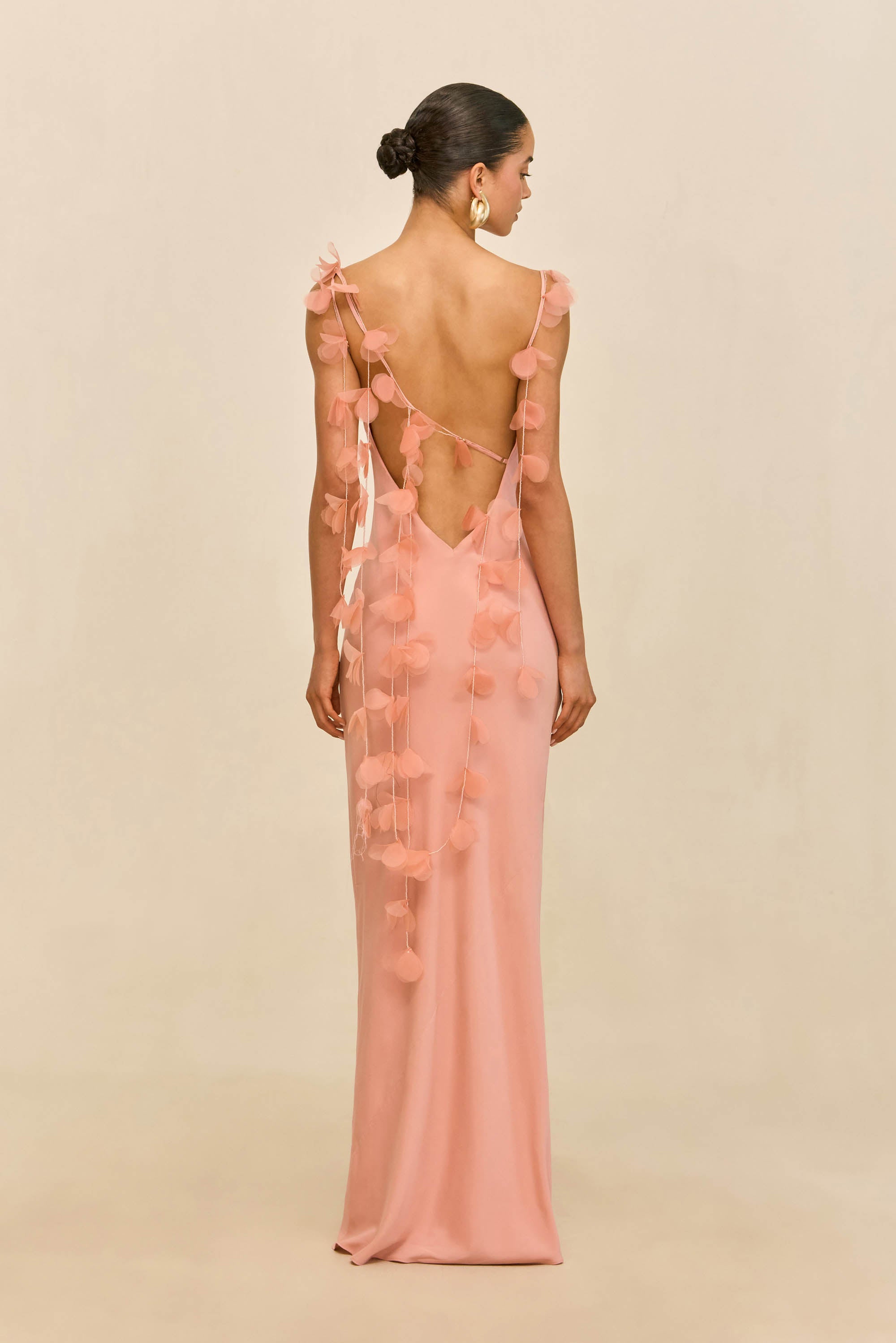 cult gaia hot pink dress Cult Gaia - Janelle Pink Gown by Cult Gaia