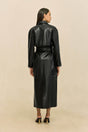 HAMMER TRENCH COAT - BLACK
