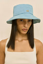 MADDIE DENIM HAT - VINTAGE BLUE