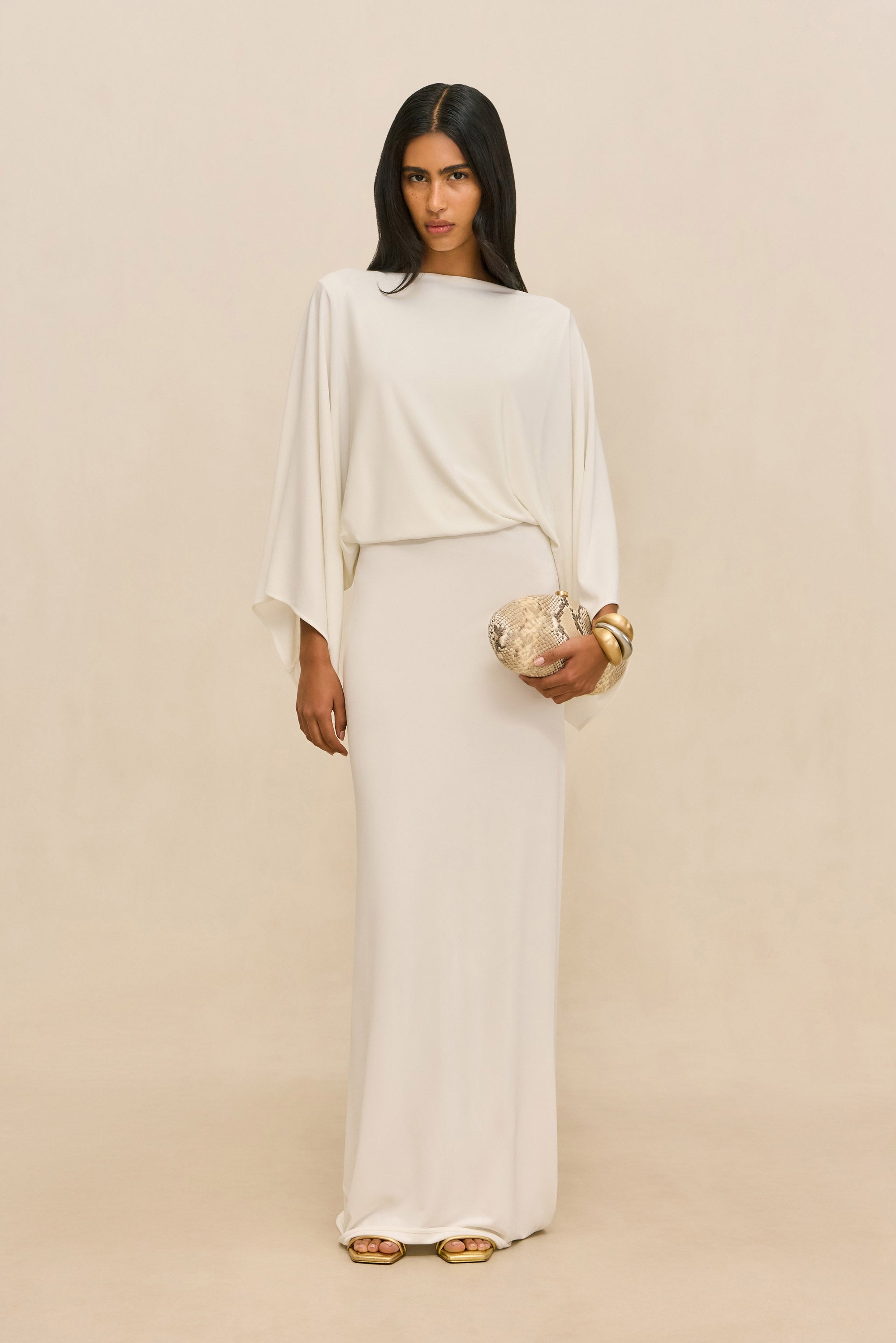 PALLANA GOWN - OFF WHITE