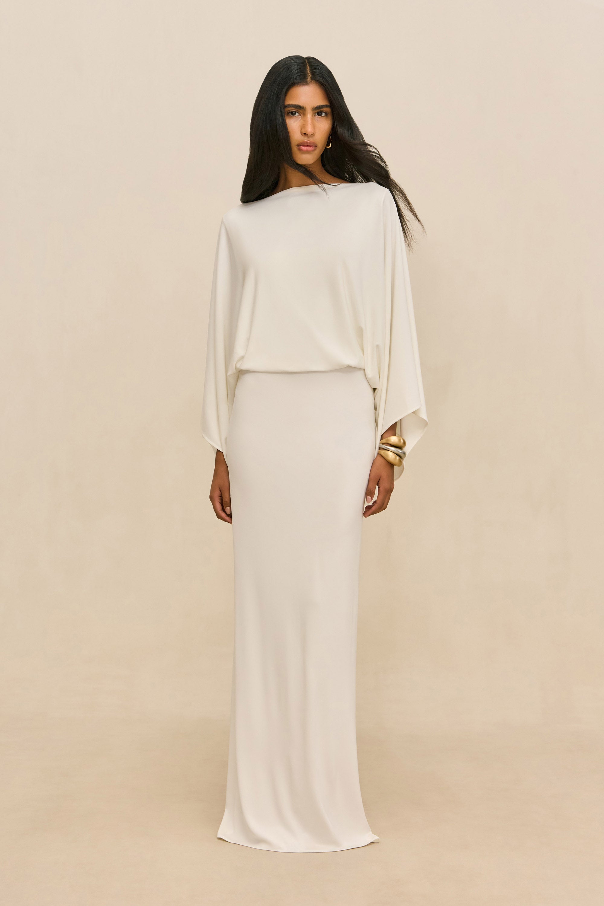 PALLANA GOWN - OFF WHITE