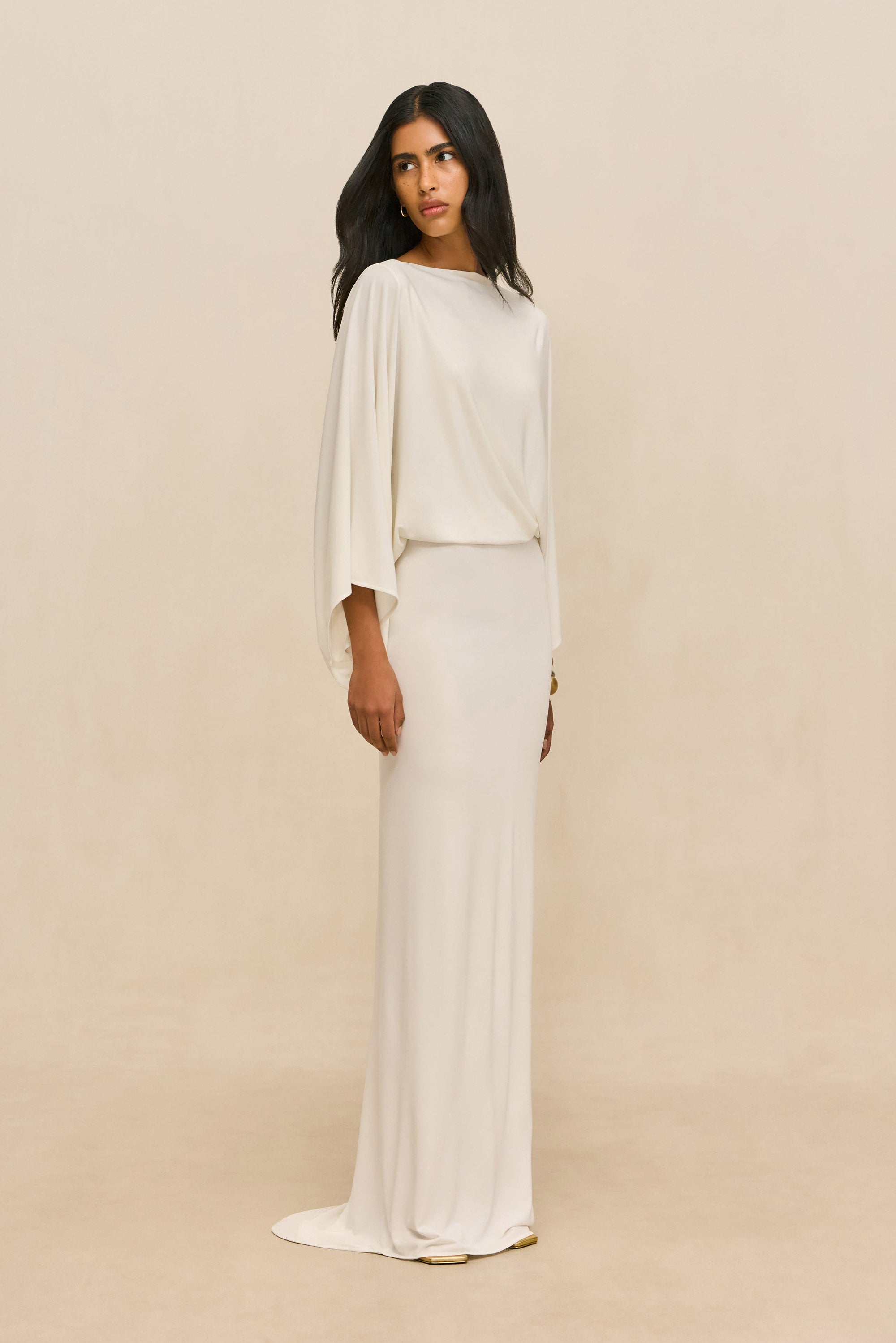 PALLANA GOWN - OFF WHITE