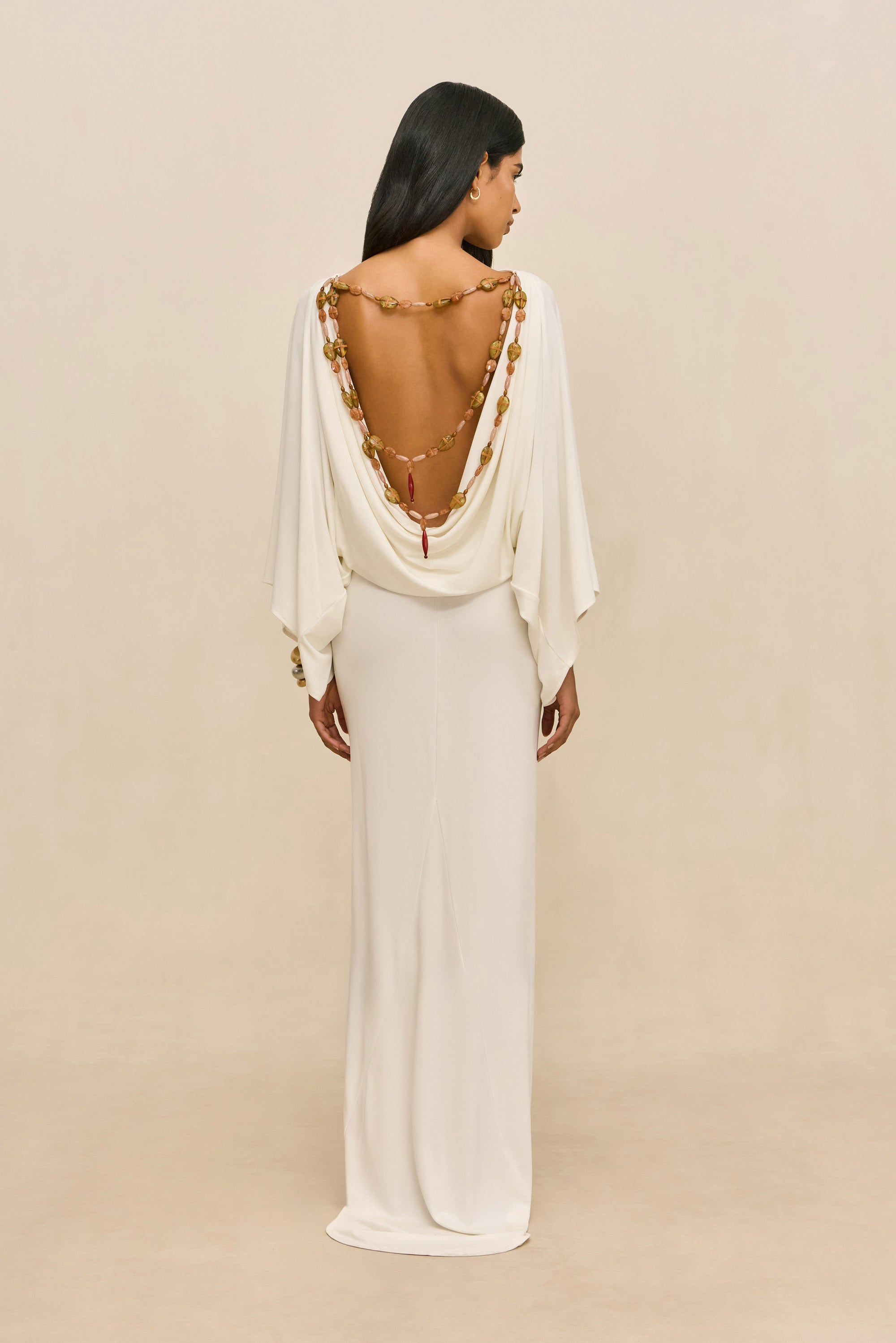 PALLANA GOWN - OFF WHITE