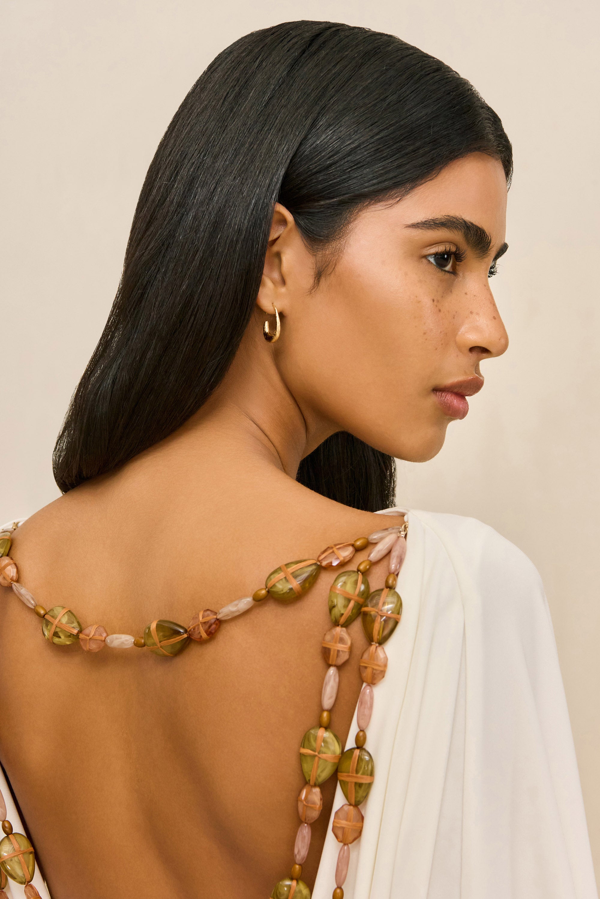 PALLANA GOWN - OFF WHITE