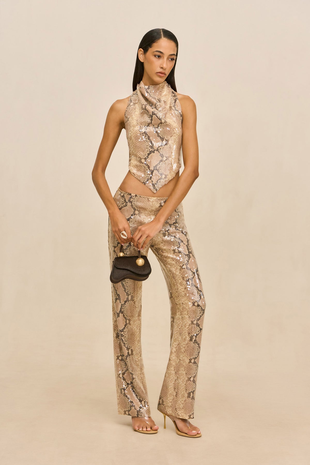 DIONEA TOP - FADED PYTHON